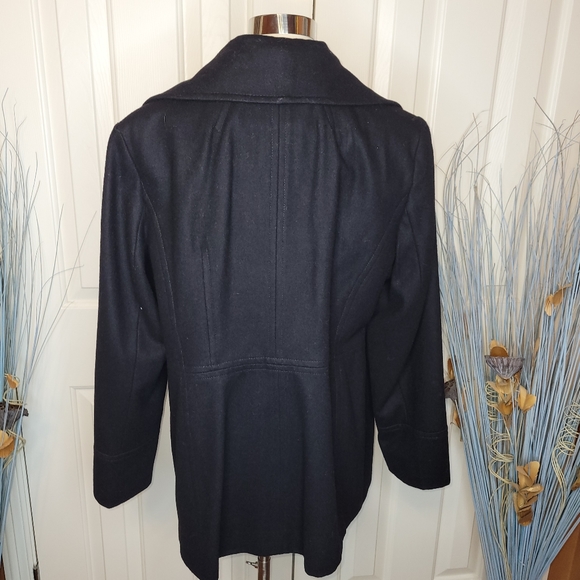 London Fog peacoat size XL, blk women's - Picture 5 of 10